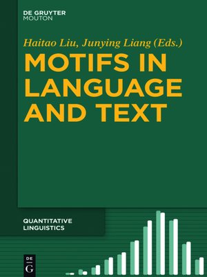 cover image of Motifs in Language and Text